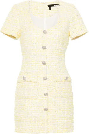ROTATE Bouclé mini dress
