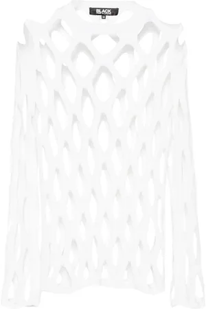 Comme des Garçons Open-knit mesh jumper