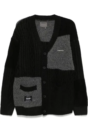Musium Div. Logo patch cardigan