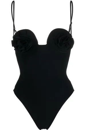 MAGDA BUTRYM Appliqué detail swimsuit