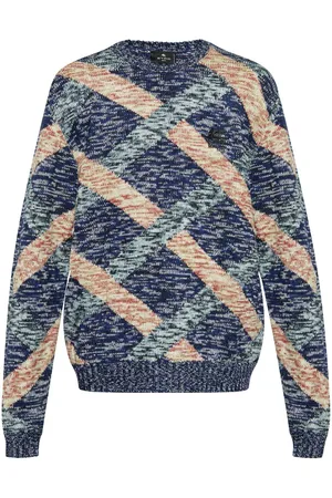 Etro Pegaso-embroidered wool sweater