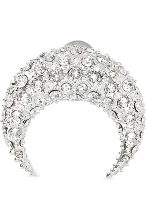 Marine Serre Rhinestone-embellished Moon earring