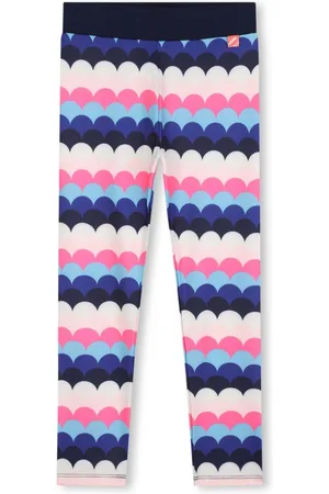Billieblush Scallop-print leggings