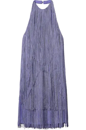 Twin-Set MYFO fringed mini dress