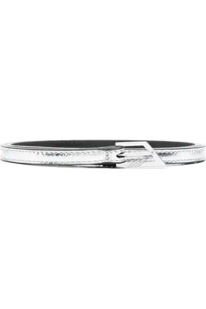 The Attico Logo-buckle belt