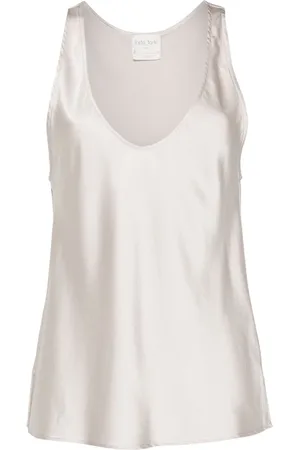 FORTE FORTE Lightweight satin tank top