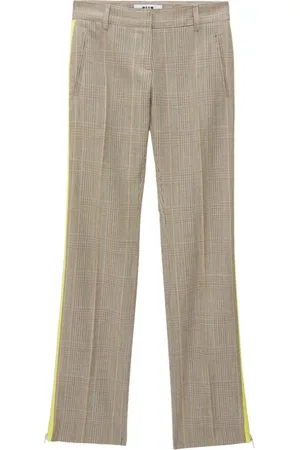 Msgm Side-zip straight trousers