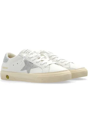 Golden Goose May glitter-detailing leather sneakers