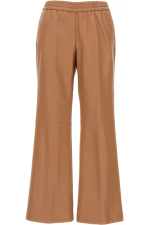 NUDE Faux-leather trousers