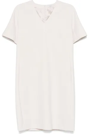 PESERICO SIGN V-neck midi dress
