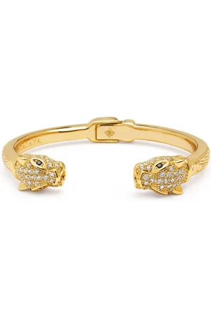 Nialaya Panther crystal-embellished bracelet