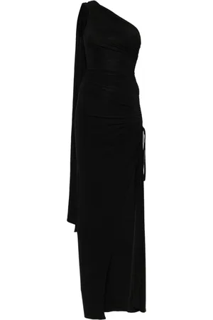 Atu Body Couture Asymmetric ruched maxi dress