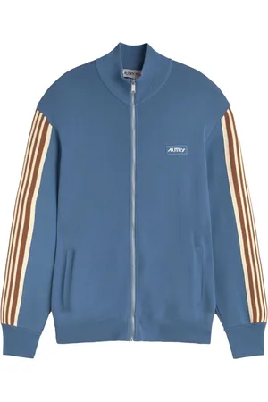 Autry Logo-appliqué zip-up sweatshirt