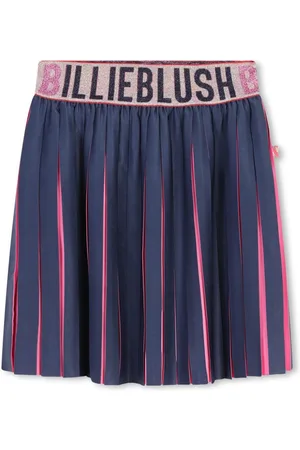 Billieblush Logo pleated skirt