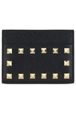 VALENTINO GARAVANI Rockstud gold-tone detail cardholder