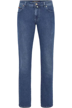 BILLIONAIRE Logo-patch regular-fit jeans