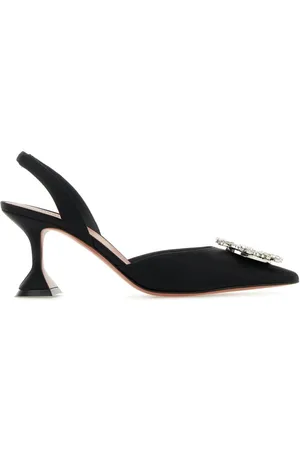 Amina Muaddi 70mm Begum slingback pumps