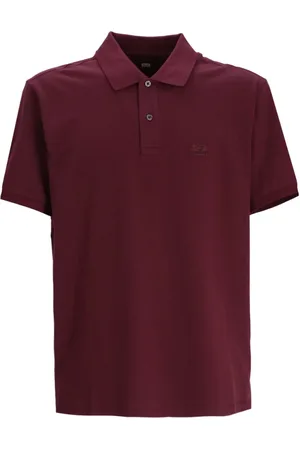 C.P. Company Logo-embroidered short-sleeve polo shirt