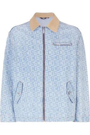 GCDS Monogram denim Harrington jacket