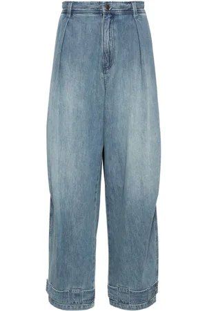 CROQUIS Mid-rise tapered jeans
