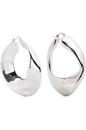 Jil Sander Sculpted hoop earrings