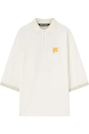Palm Angels Logo-print cotton polo shirt