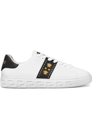 VERSACE Greca studded sneakers