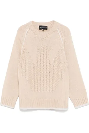 Emporio Armani Logo-intarsia sweater