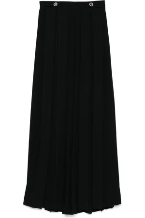 Twin-Set Pleated crepe trousers