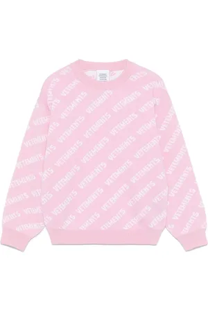 Vetements Logo-jacquard sweater