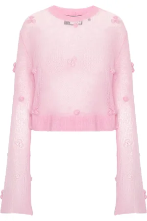 ROTATE Appliqué-detail sweater
