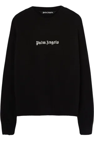 Palm Angels Logo-print crew-neck jumper