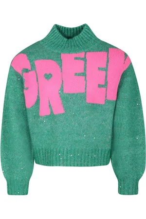 Billieblush Metallic thread knitted jumper