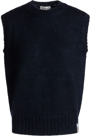 Bally Logo-patch knitted top