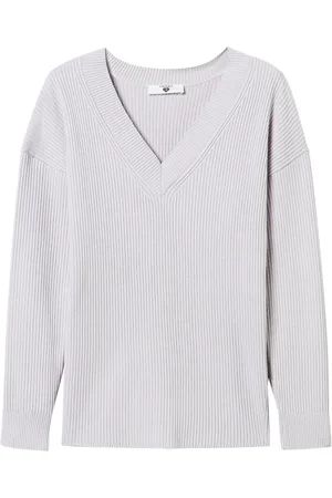 Twin-Set Ribbed slit jumper