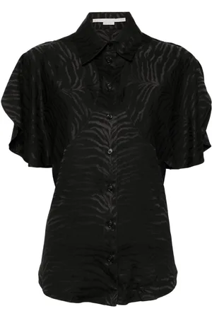 Stella McCartney Tiger-print short-sleeved shirt