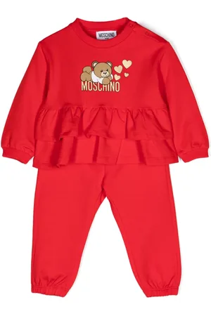 Moschino Logo-print trousers set