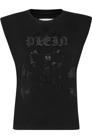 Philipp Plein Skull-embellished tank top