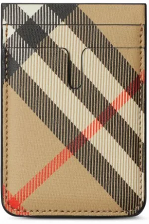 Burberry Checked card holder