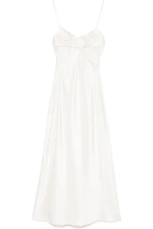 Jil Sander Satin midi dress