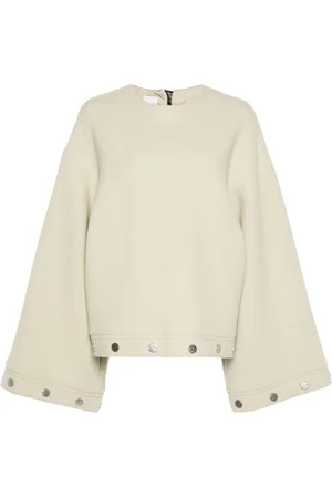 Nanushka Studded bell-sleeves top