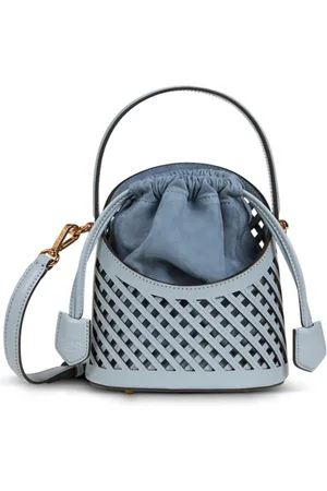 Etro Small Saturno grid cut-out crossbody bag