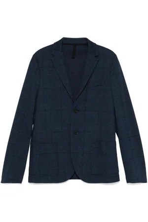 Harris Wharf London Prince of Wales-pattern blazer