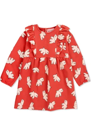 Bobo Choses Freedom Bird ruffle dress