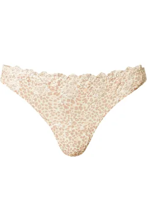 Twin-Set Leopard-print tulle thong