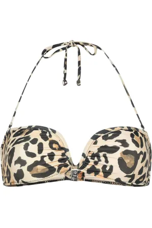 Nanushka Leopard-print bikini top