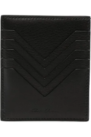 Rick Owens Logo-debossed leather cardholder