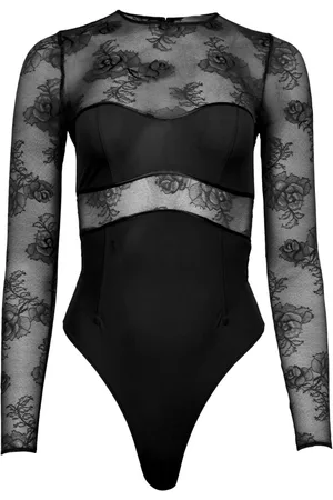 FLEUR DU MAL Bouquet lace bodysuit