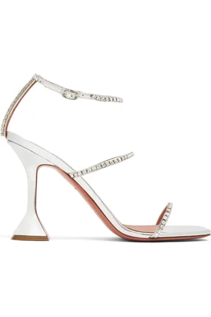 Amina Muaddi Gilda 95mm crystal-embellished sandals