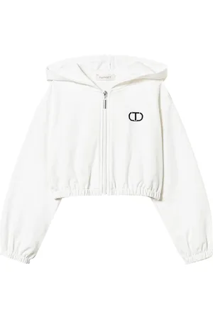 Twin-Set Logo-embroidered hoodie